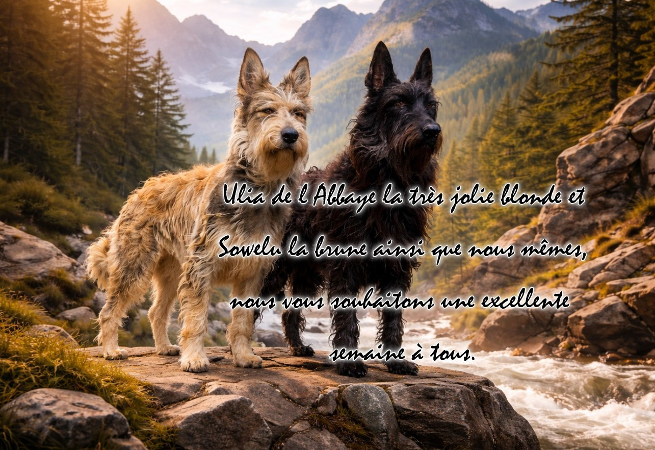 De L'abbaye Des Sources Bleues - ULIA DE L'ABBAYE ET SA COMPARSE EN MONTAGNE.